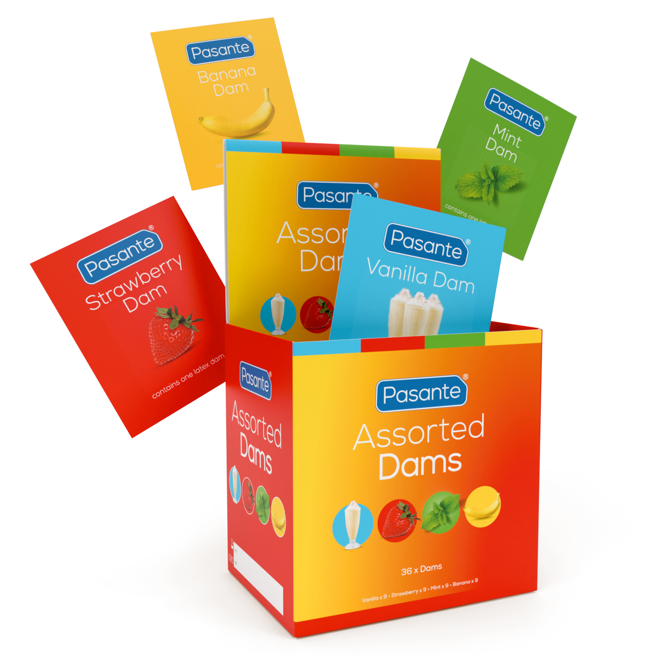Pasante assorted oral dental dams