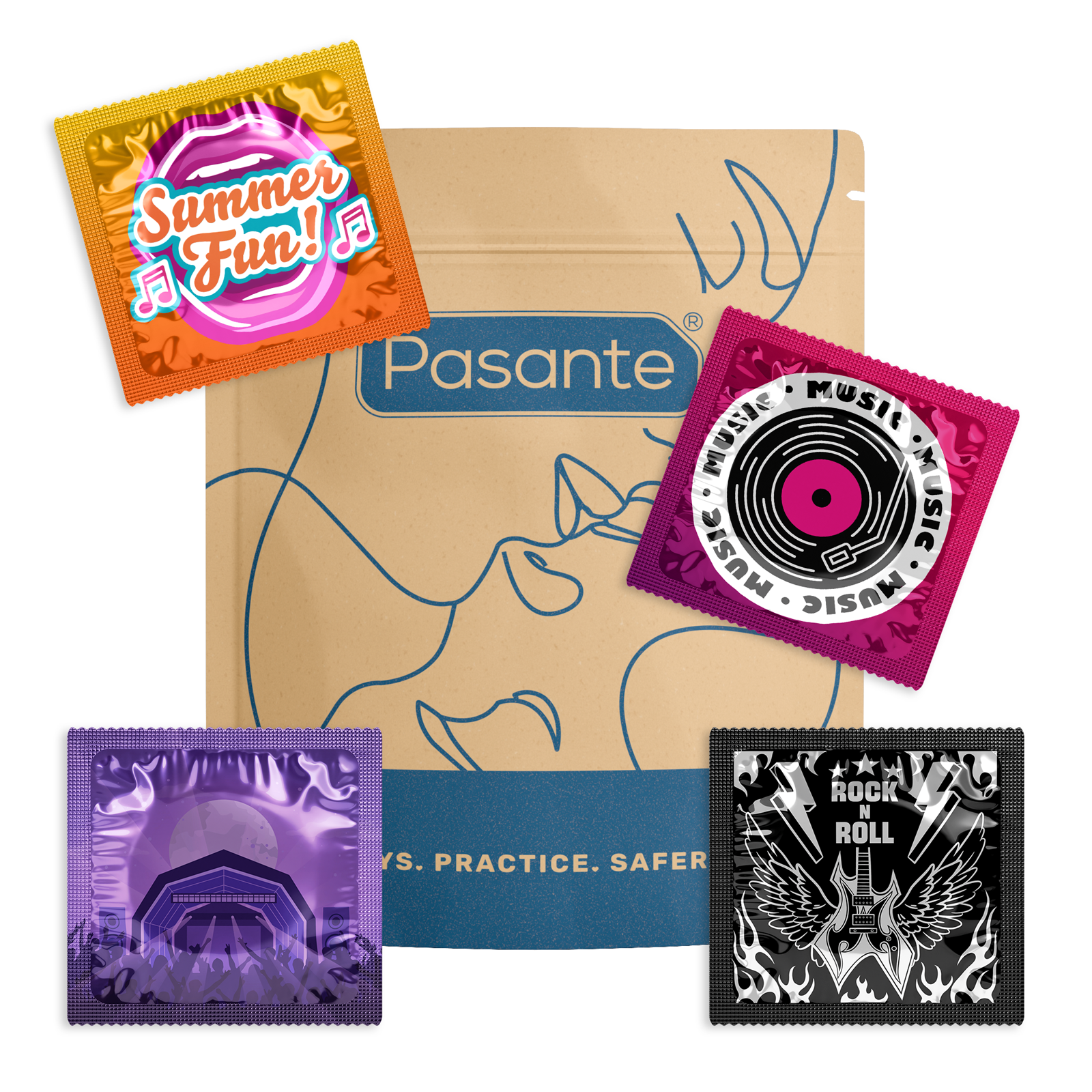 Pasante Festival condoms pouch