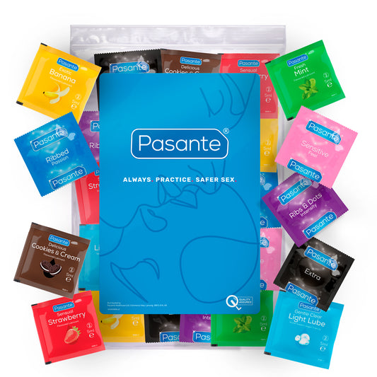Pasante Mixed Condoms and Lubes bag