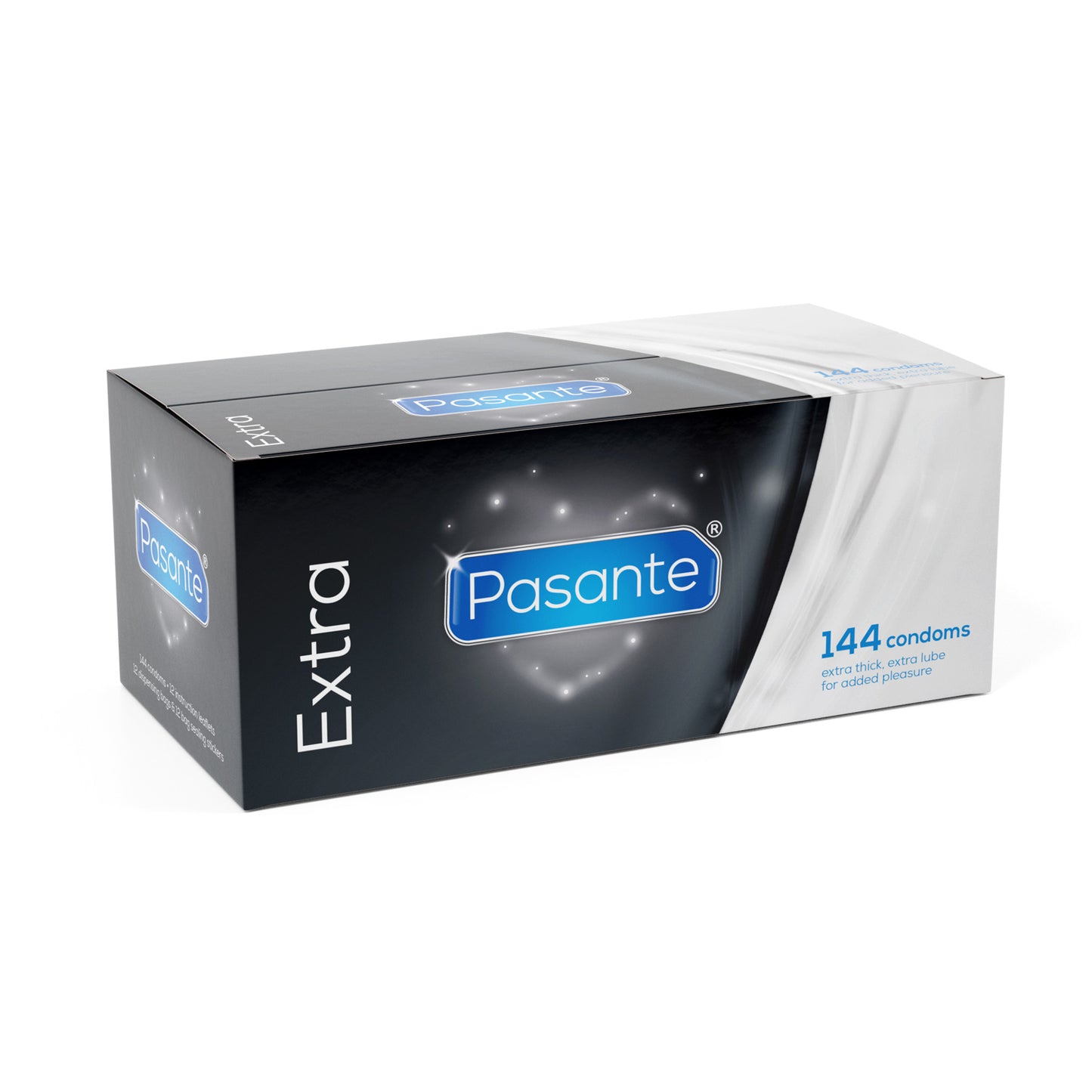 Pasante Extra Condoms 144 Clinic Pack