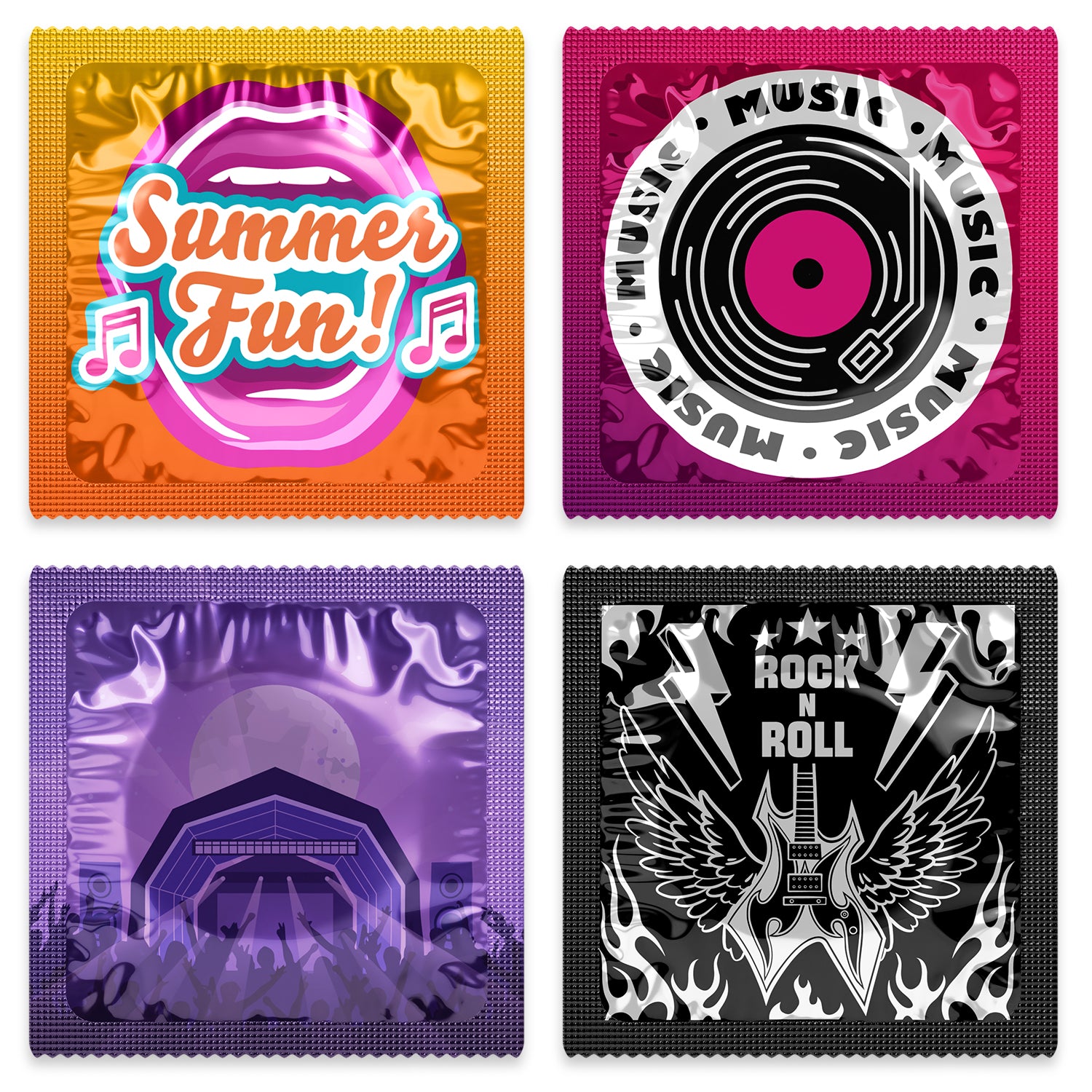 Festival condom creative designs