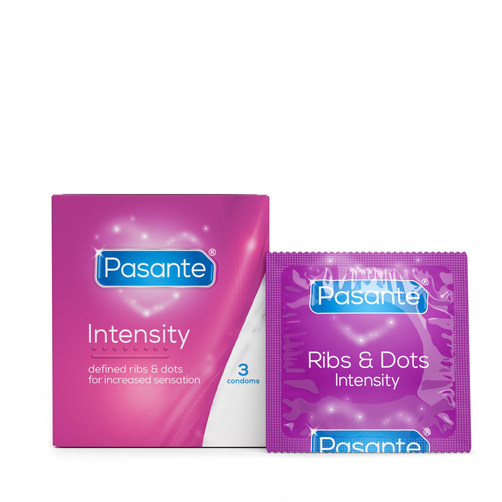 Pasante Feel Condoms 3 Pack with Foil