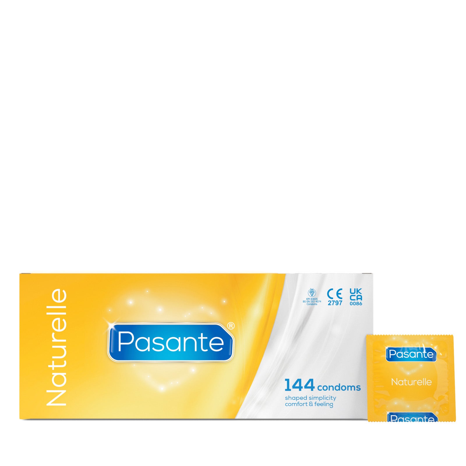 Pasante Naturelle Condoms 144 Clinic Pack