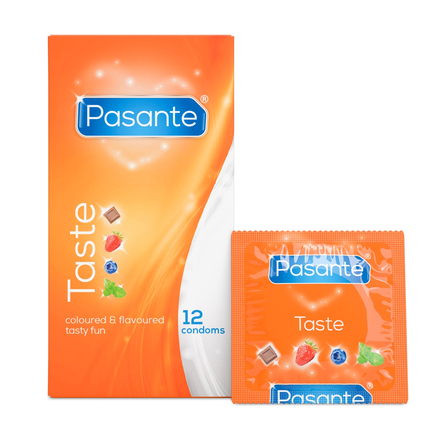 Pasante Taste flavoured condoms 12 pack