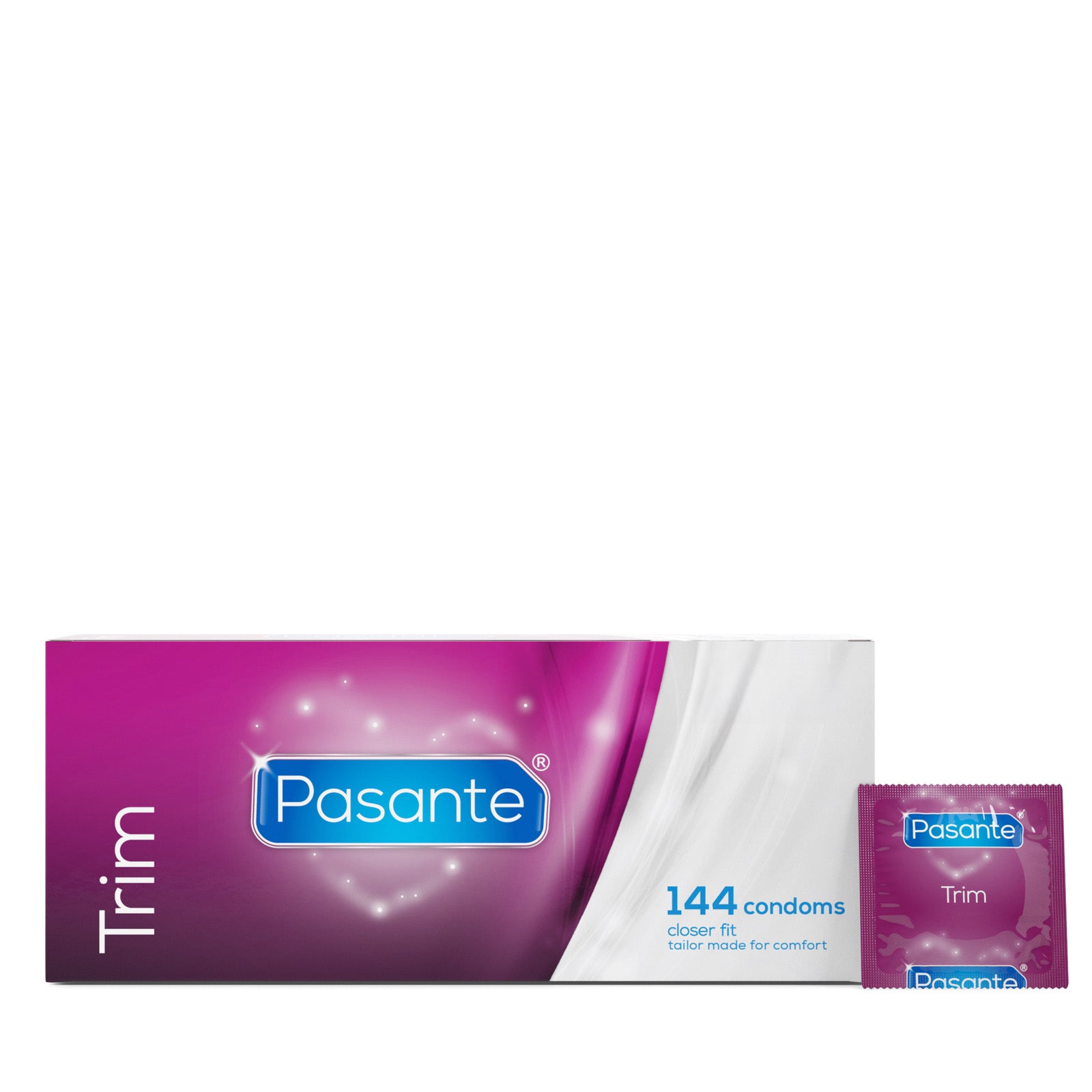 Pasante Trim Condoms 144 Clinic Pack