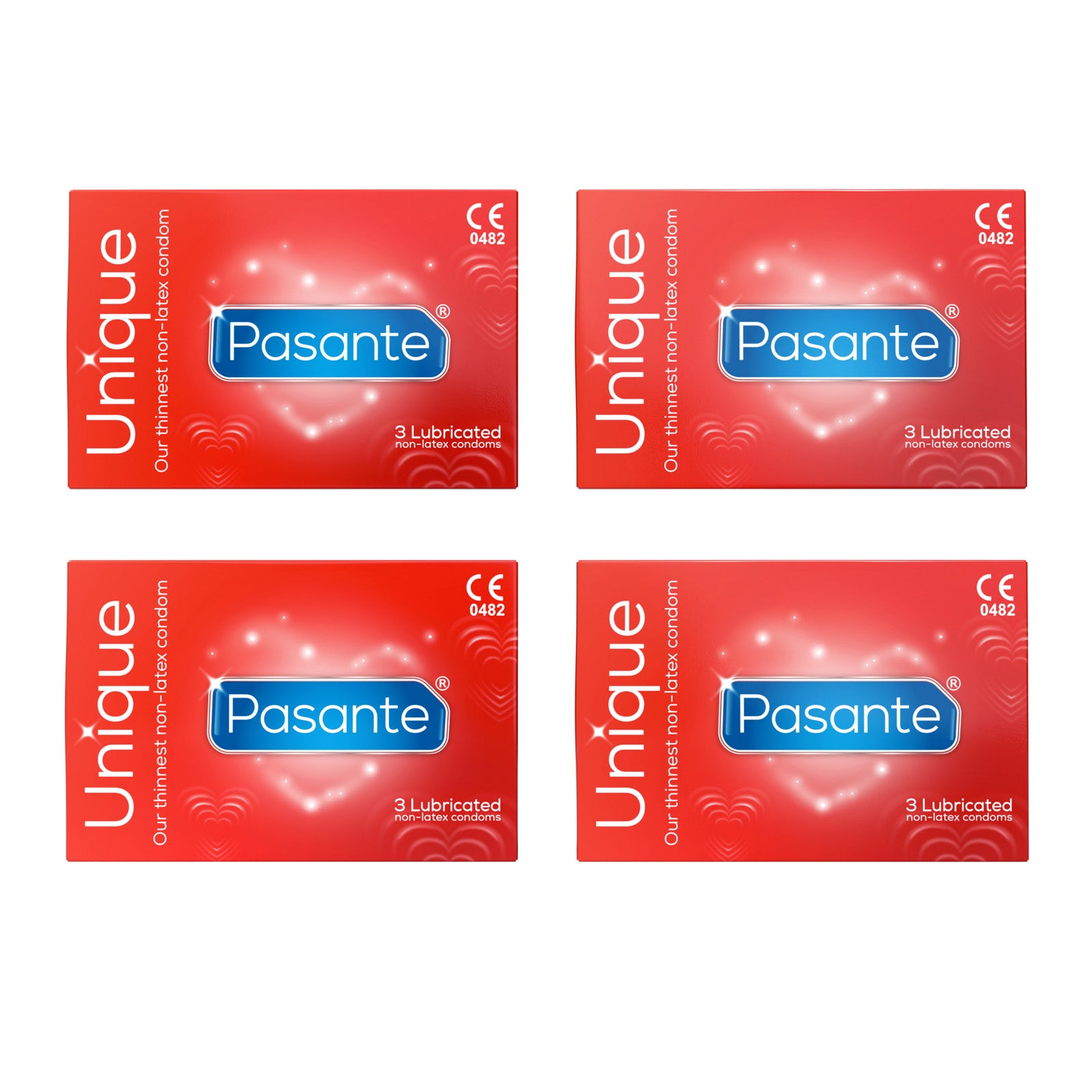 Pasante Unique Condoms 12 Pack