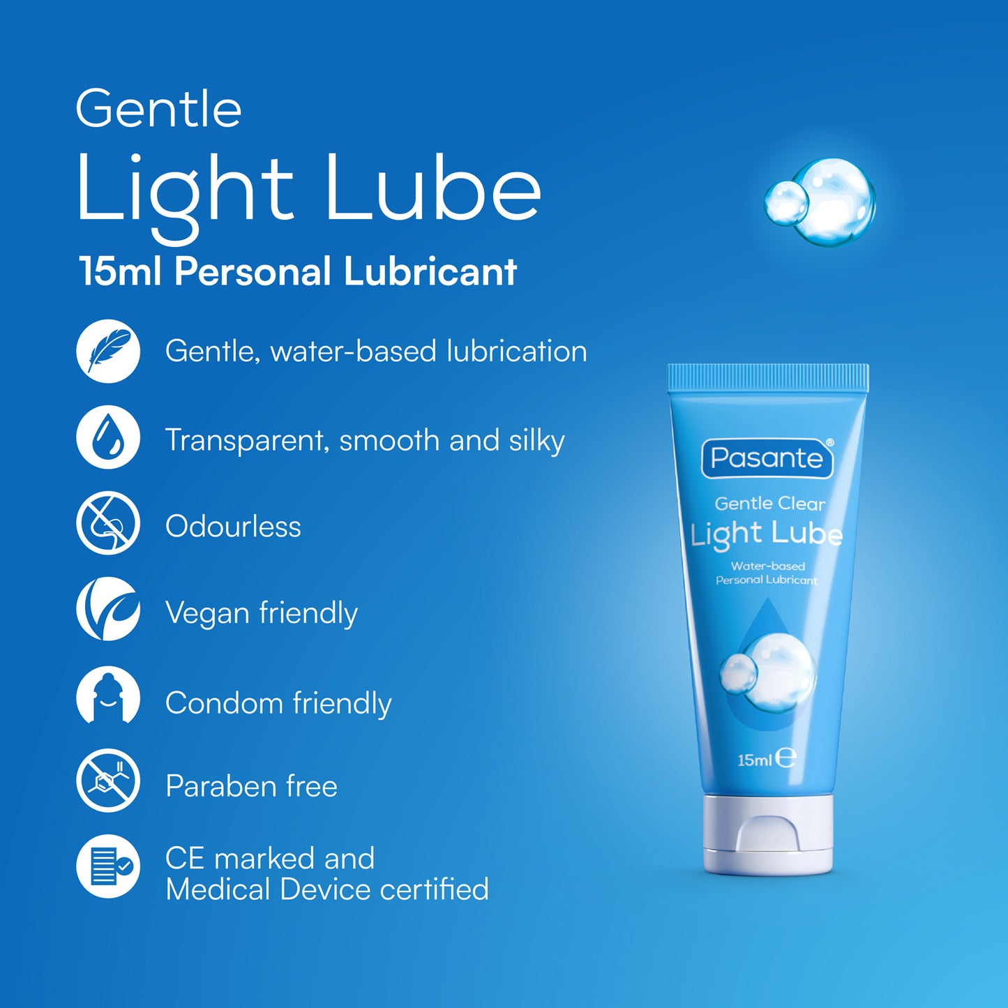 Pasante Mini Lubes Fun Pack - Mixed Flavours in 5 x 15ml Tubes