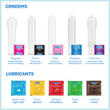 condoms and lube contents 