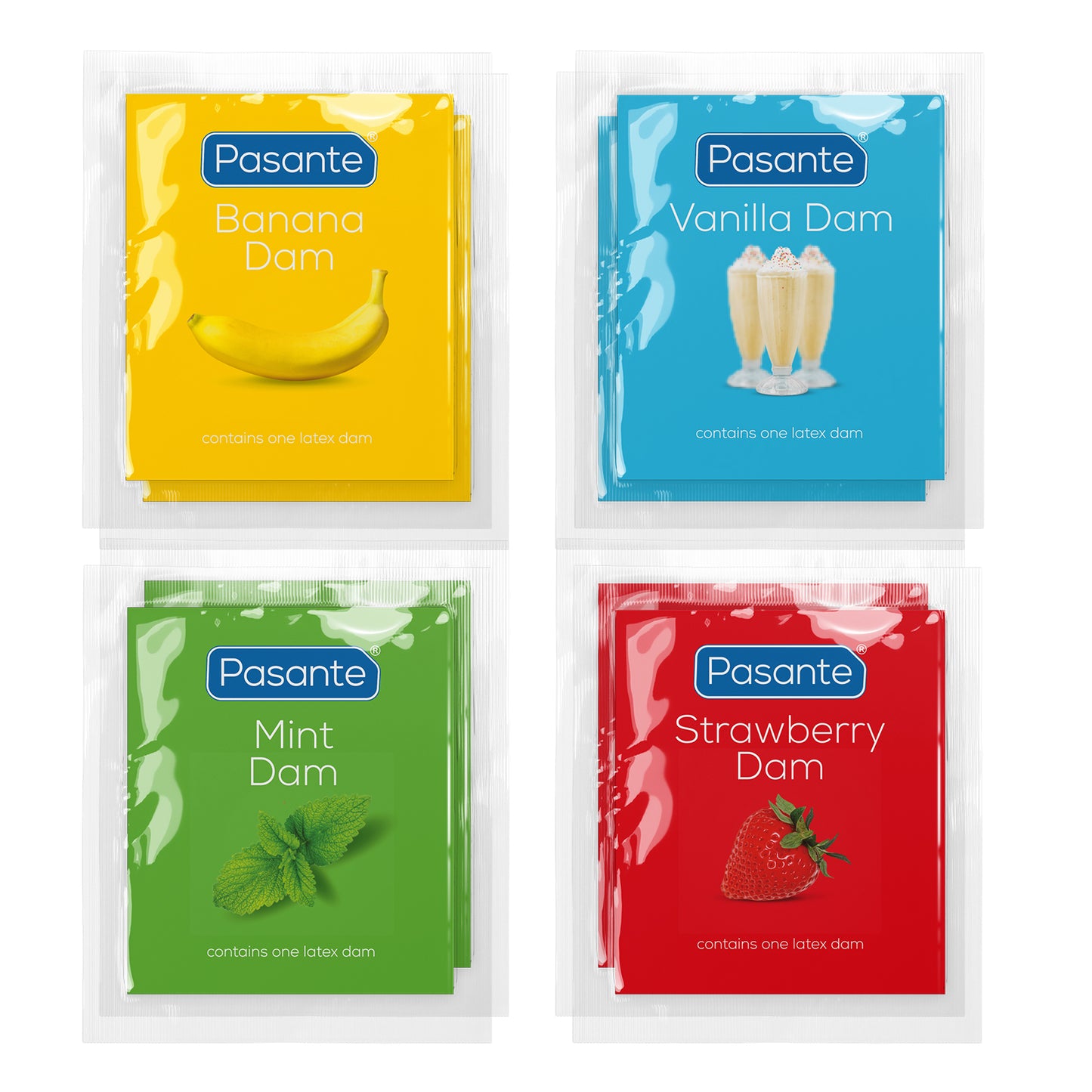 oral dams four flavours