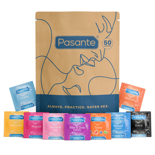 Pasante Variety Condom Bundle (50 Pack)