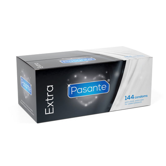 Pasante Extra Condoms 144 Clinic Pack