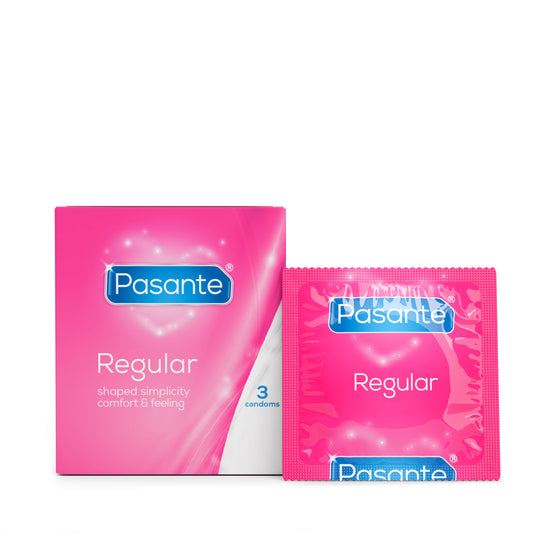 Pasante Regular Condoms 3 Pack