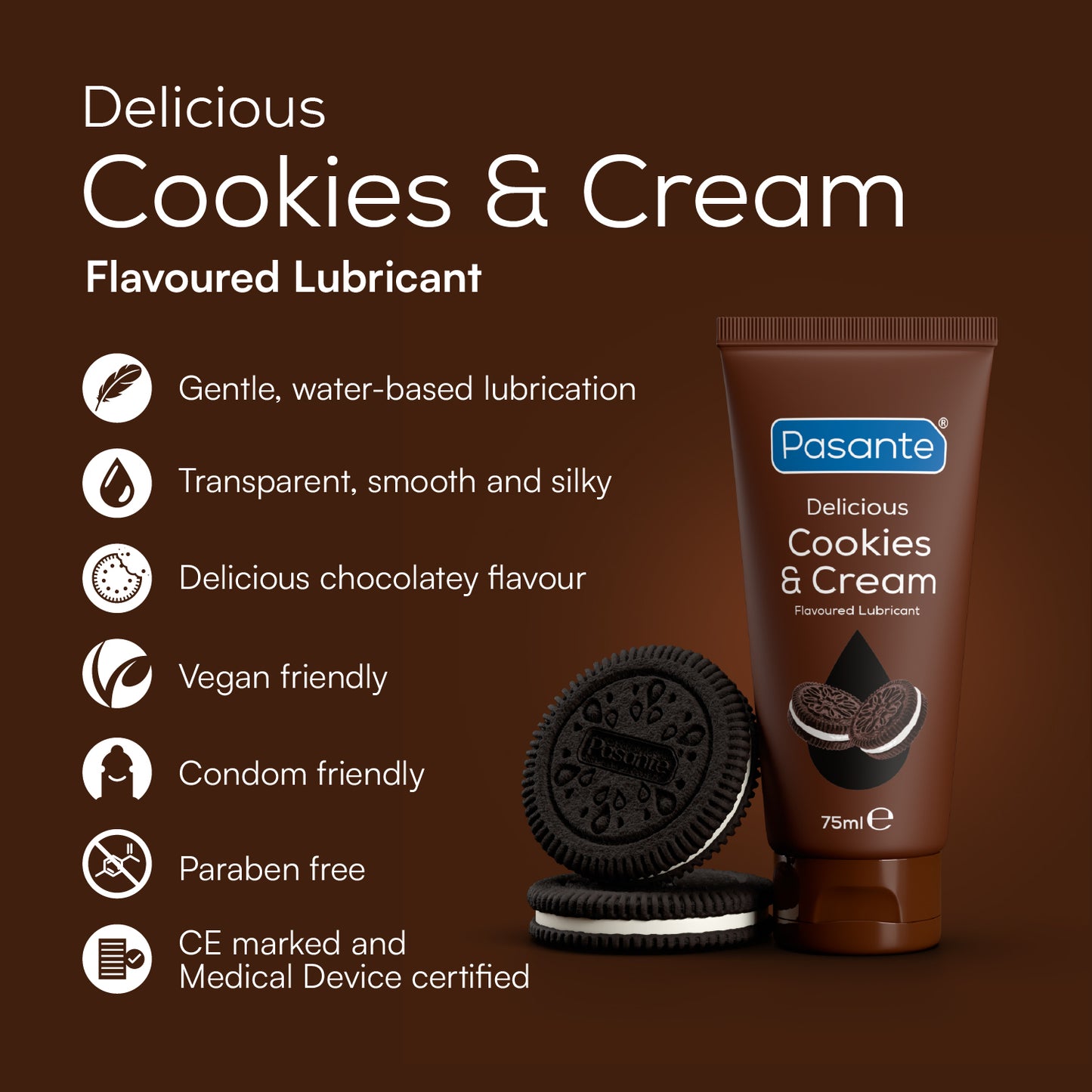 Pasante Cookies and Cream flavoured Lube