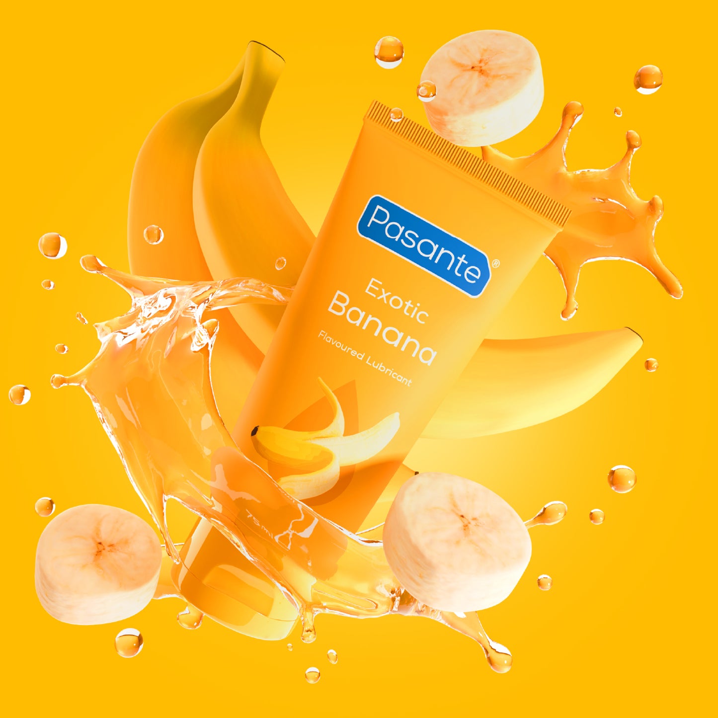 Pasante Exotic Banana Flavoured Lube in 75ml Tube