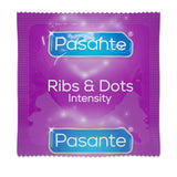 Pasanet Ribs and Dots condom foil