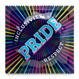 Pasante Pride themed condom 