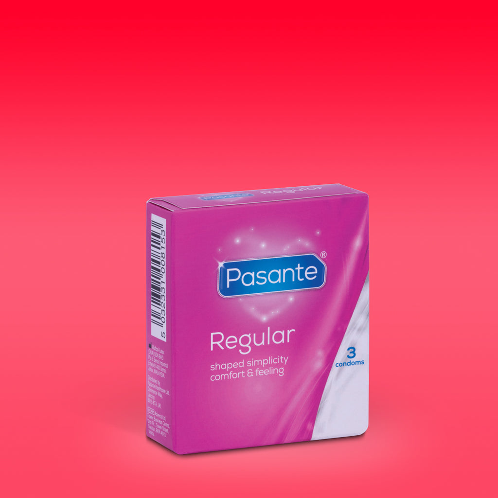 Pasante Regular Condoms 3 Pack