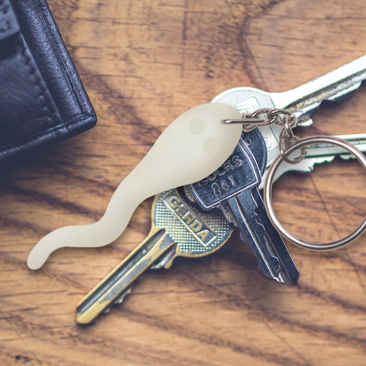 Sperm Shaped Key Chain